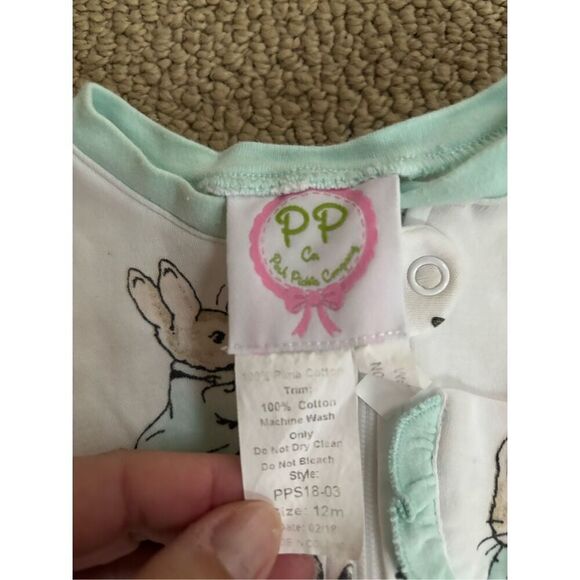Posh Pickle 12m Peter Rabbit Zip Romper - Picture 3 of 4